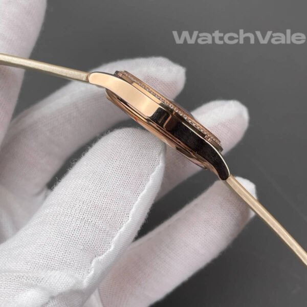 Patek Philippe Calatrava champagne embossed dial close up super clone watch