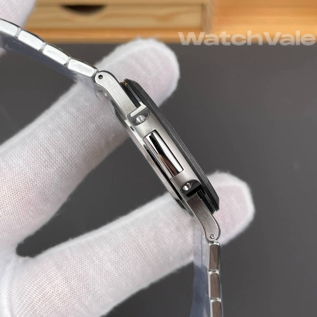 Patek Philippe Nautilus 5711/1A skeleton dial close up super clone watch