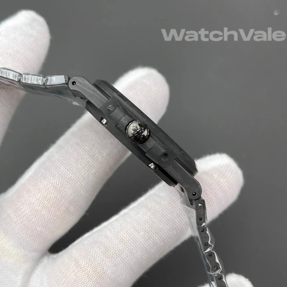 Patek Philippe Nautilus 5711 DiW black orange dial close up super clone watch