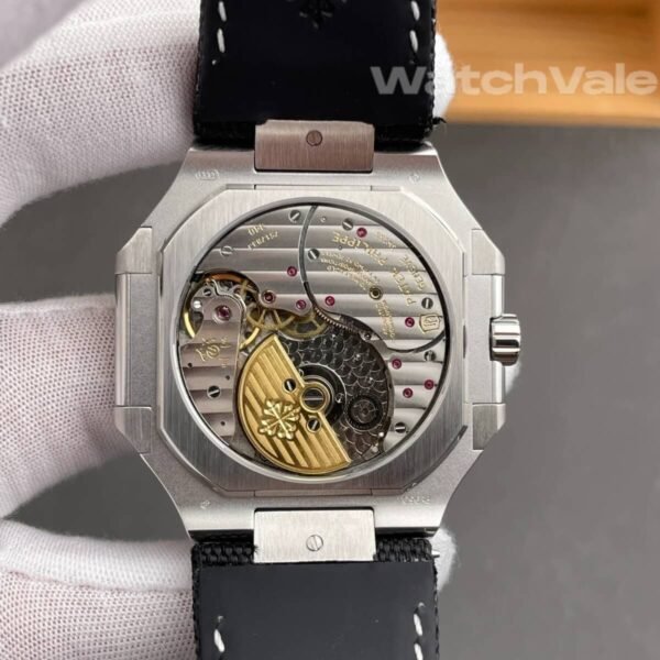 Patek Philippe Cubitus 45mm black fabric strap super clone on wrist