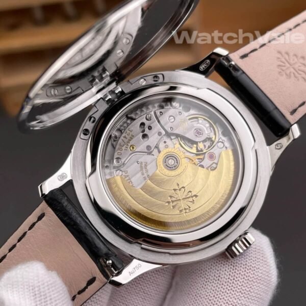 Patek Philippe Calatrava 39mm black alligator strap super clone on wrist