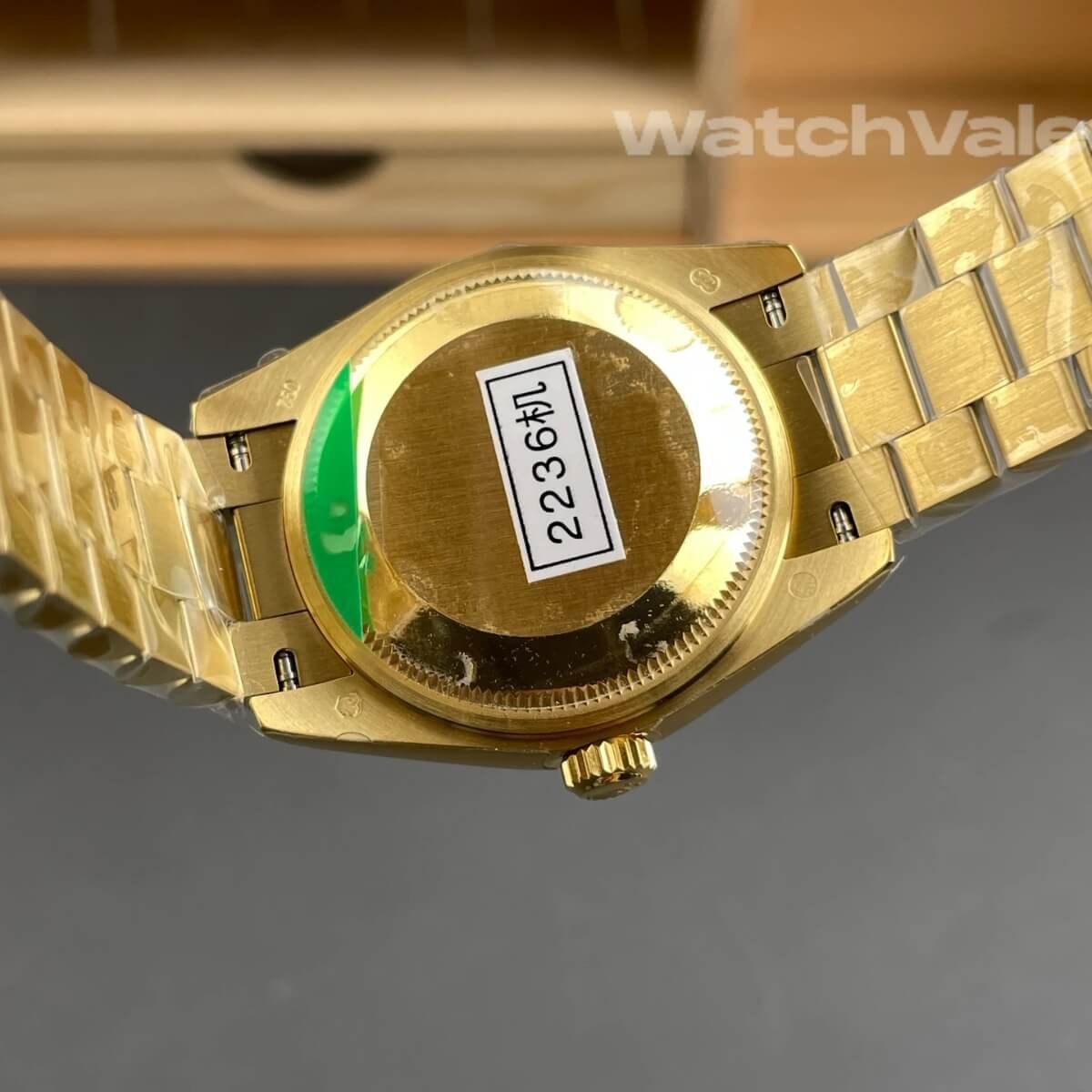 Rolex Datejust 36 President style bracelet super clone on wrist