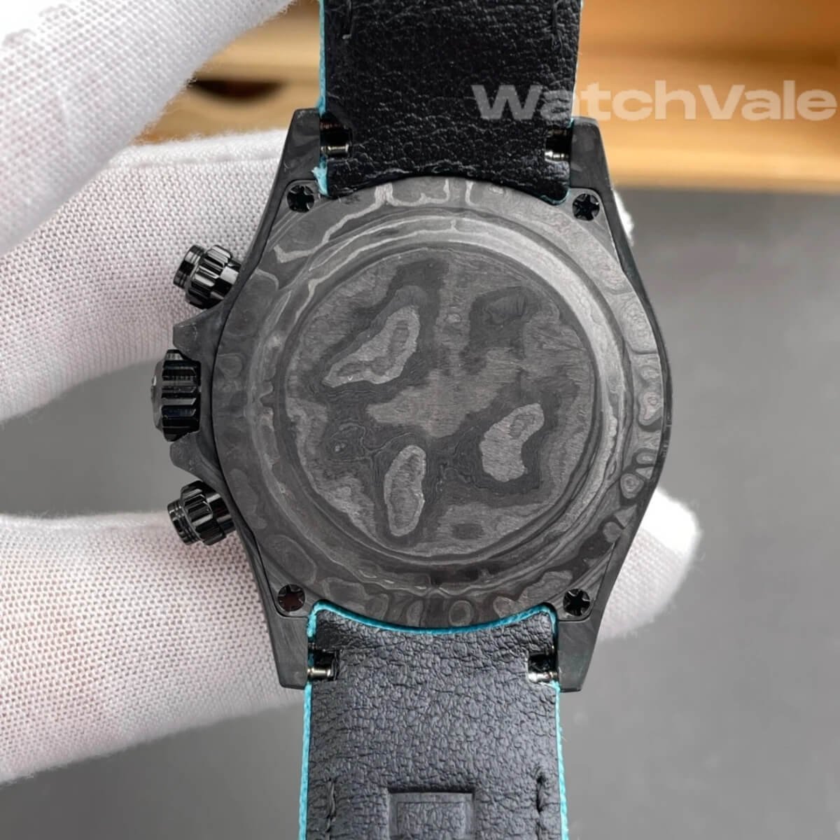 Rolex Cosmograph Daytona ZIF REMOULD turquoise fabric strap super clone on wrist
