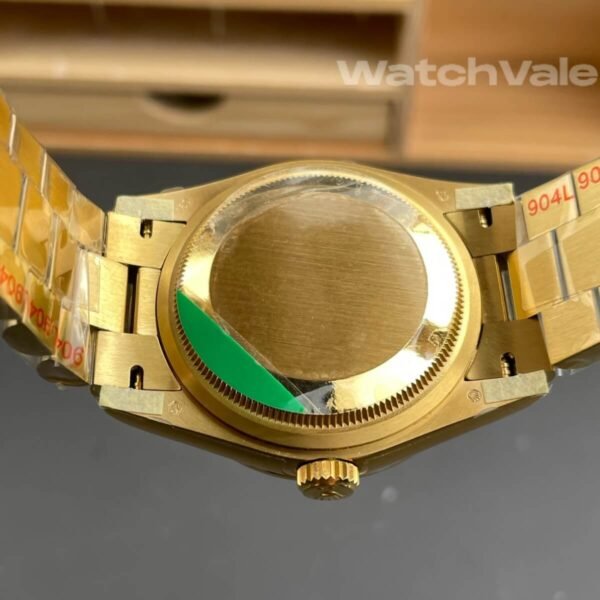 Rolex Day-Date 40 228398TBR yellow gold President bracelet super clone on wrist