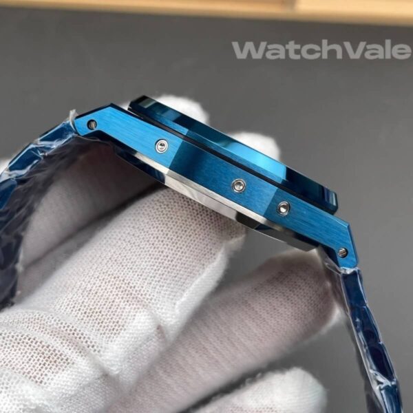 Blue Grande Tapisserie dial moonphase blue ceramic Audemars Piguet Royal Oak Perpetual Calendar replica watch