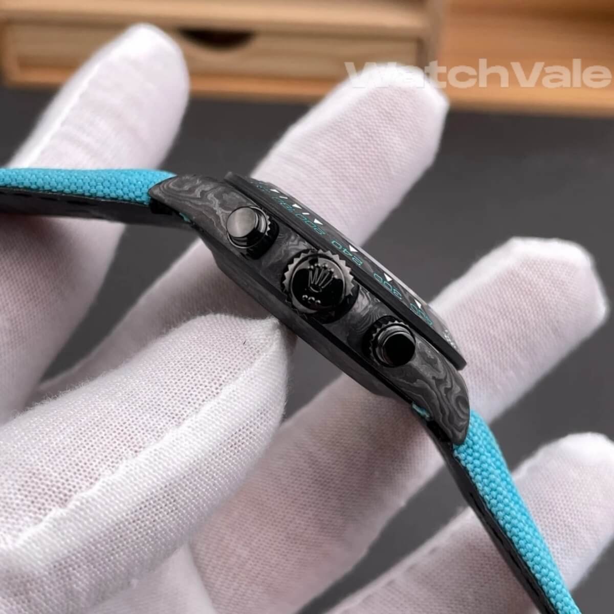 Forged carbon case Tiffany Blue skeleton dial Rolex Cosmograph Daytona ZIF REMOULD super clone watch
