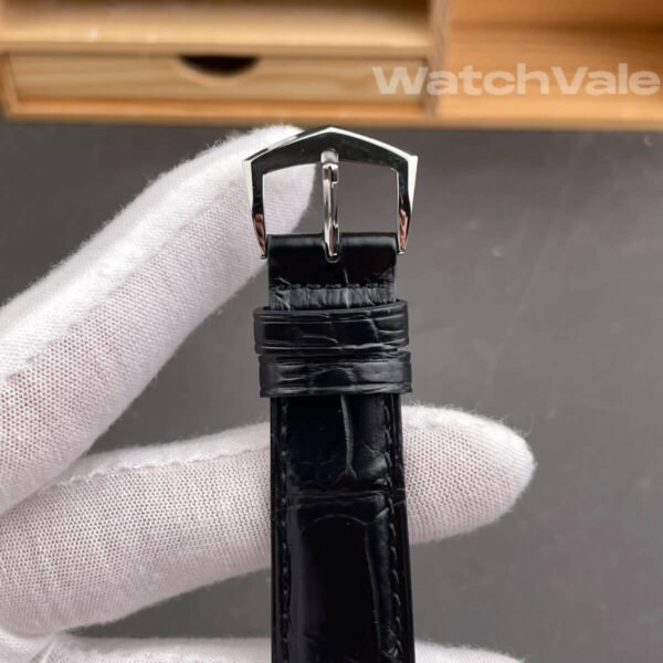 Patek Philippe Calatrava black alligator strap detail super clone