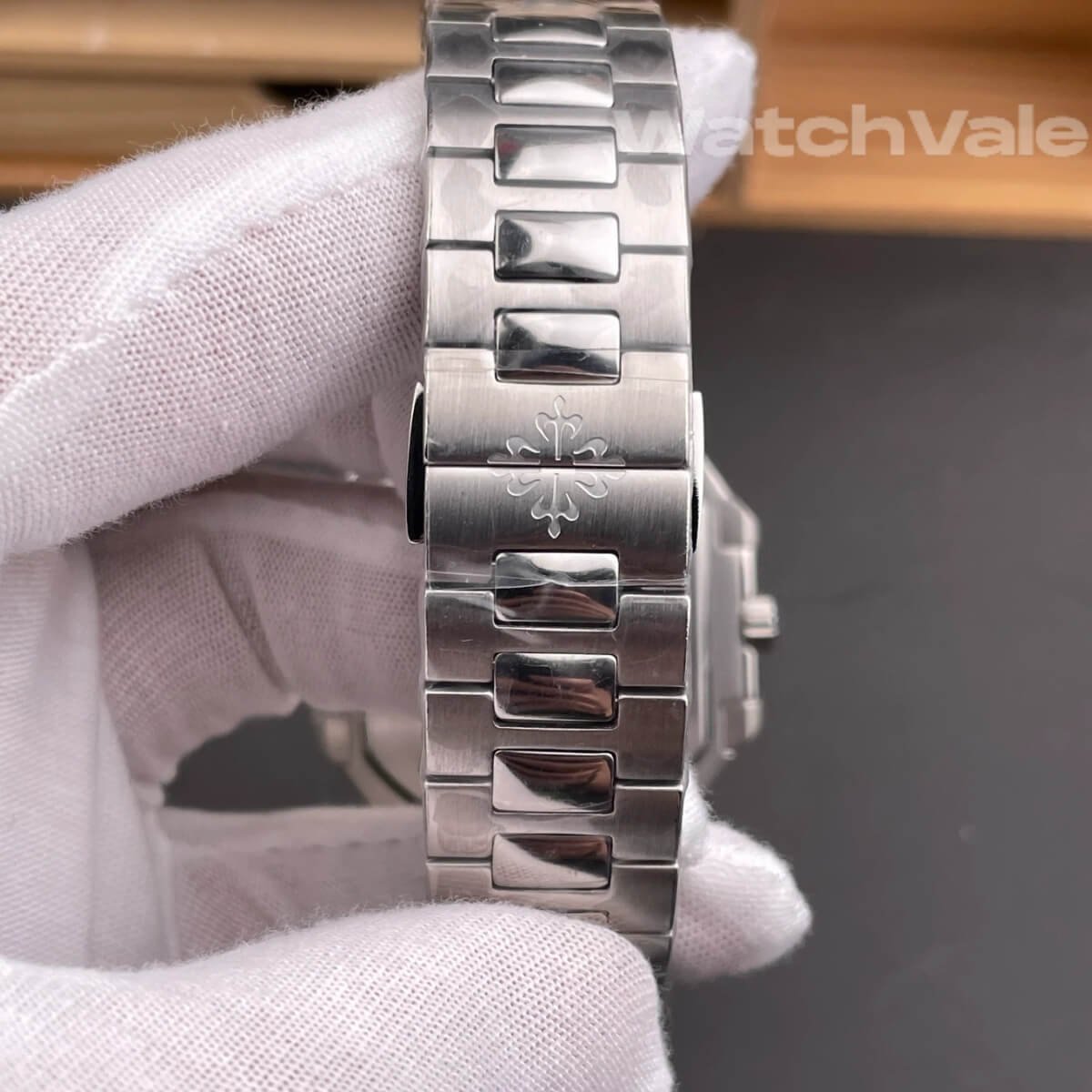 Patek Philippe Cubitus 5821/1A-001 stainless steel bracelet detail super clone