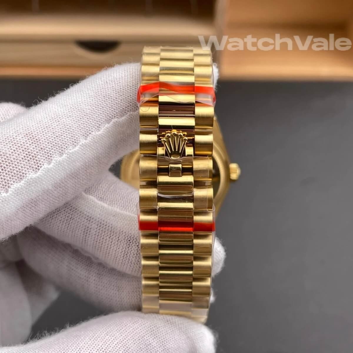 Rolex Datejust 36 President style bracelet detail super clone