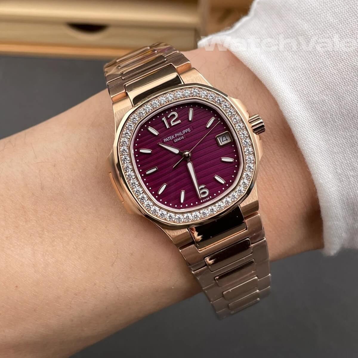 Patek Philippe Nautilus 7118/1200R super clone watch back view