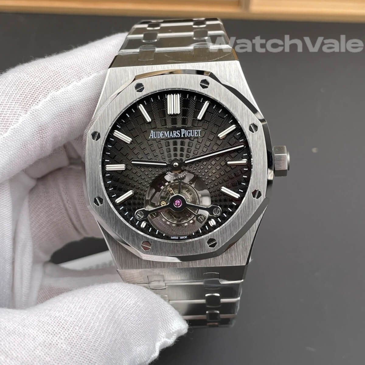 Audemars Piguet Royal Oak luminescent hour markers tourbillon replica watch