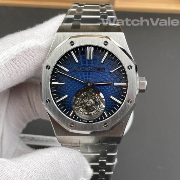Audemars Piguet Royal Oak white gold hour markers tourbillon replica watch