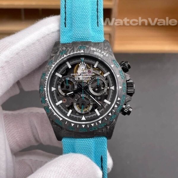 Rolex Cosmograph Daytona ZIF REMOULD 40mm forged carbon case side view super clone