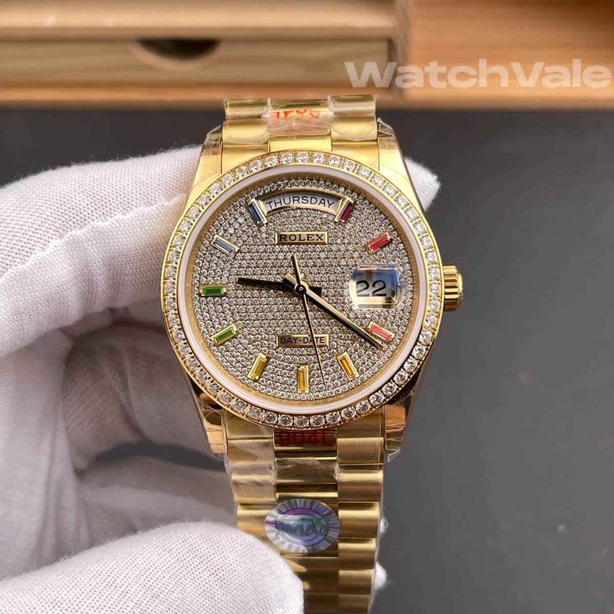Rolex Day-Date 40 228398TBR day date window cyclops diamond dial super clone watch