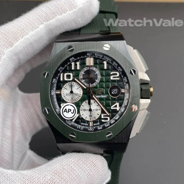 Audemars Piguet Royal Oak Offshore 26420CE bezel side view replica