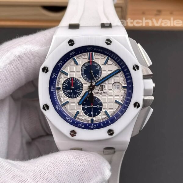Audemars Piguet Royal Oak Offshore 26402CB bezel side view replica