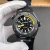 Audemars Piguet Royal Oak Offshore Diver 15706AU bezel side view replica