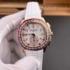 Patek Philippe Aquanaut Luce Rainbow 7968/300R-001 bezel side view super clone